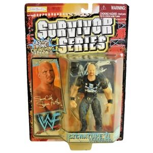 WWF Survivor Series 1999  Stone Cold Steve Austin Action Figure New Sealed